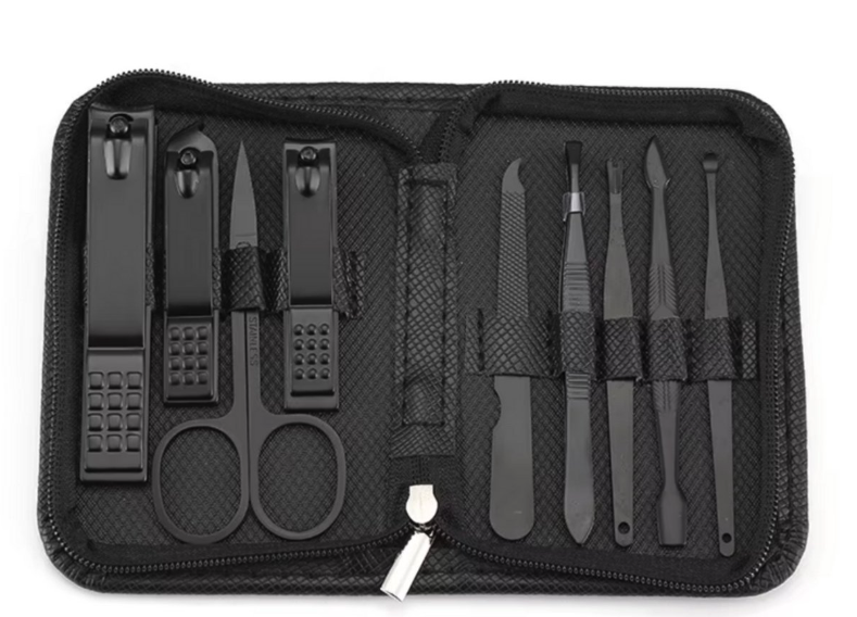 Complete 9-piece Pedicure Set – Stainless Steel & Hygienic
